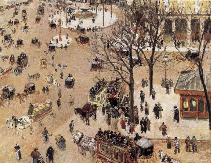 Camille Pissarro Francis Square Theater France oil painting art